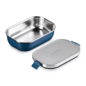 LE CREUSET Lunch box ON THE GO 900ml mėlyna
