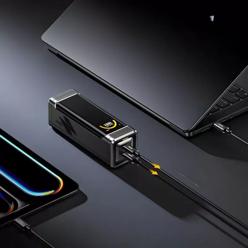 AOHI Black Warrior 10000 mAh PD 65W nešiojamas įkroviklis