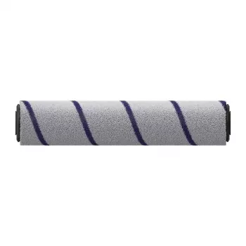 MOVA Multi-Surface Brush2 pagrindinis šepetys-velenas I10 robotui siurbliui – antisusivėlimo šereliai ir guminiai mentės, juodas/oranžinis