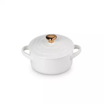 LE CREUSET Mini Cocotte keramikos indas Ø10cm baltas