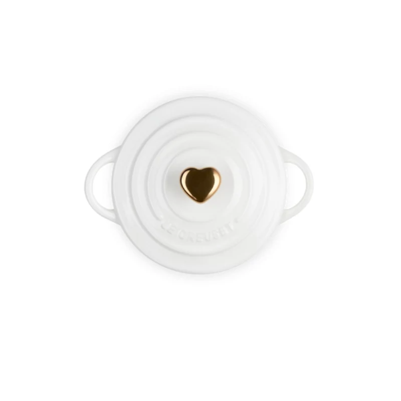 LE CREUSET Mini Cocotte keramikos indas Ø10cm baltas