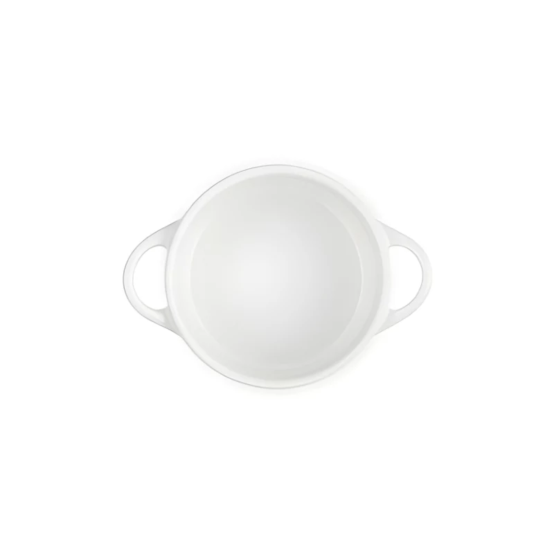 LE CREUSET Mini Cocotte keramikos indas Ø10cm baltas