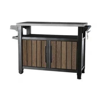 KETER Grill table Deco Unity XL 207L walnut tone