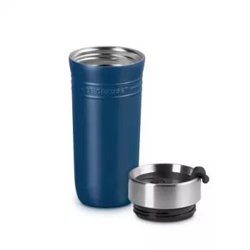 LE CREUSET Terminis puodelis ON THE GO 350 ml mėlynas