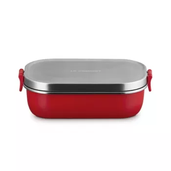 LE CREUSET Lunch box ON THE GO 900ml raudona