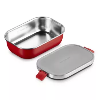 LE CREUSET Lunch box ON THE GO 900ml raudona