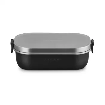 LE CREUSET ON THE GO 900 ml pietų dėžutė, matinė juoda