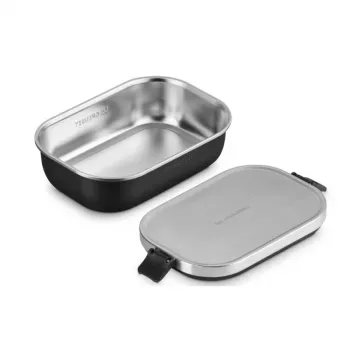 LE CREUSET ON THE GO 900 ml pietų dėžutė, matinė juoda