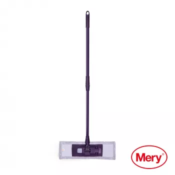 MERY mikropluošto mopas 45 cm su metaliniu kotu 140 cm
