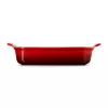 LE CREUSET Heritage stačiakampė kepimo forma, keramika, 32x24cm / 4L, raudona