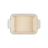 Le Creuset Rectangular Heritage Stoneware 19x14cm / 1,1L juodas