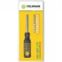 FIELDMANN FDS 1007-11R 12 dalių atsuktuvų antgalių rinkinys su ergonomiška rankena, chromo vanadžio plieno antgaliai, magnetinis laikiklis, plokšti/Phillips/Pozi/Torx
