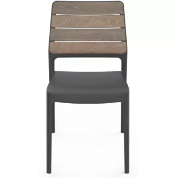 KETER sodo kėdė Deco Porto riešuto/ pilkos spalvos