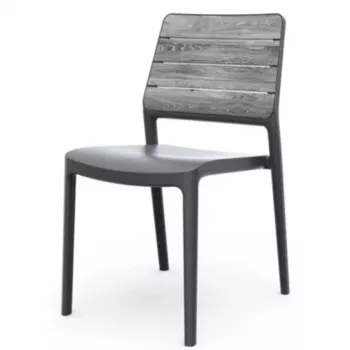KETER sodo kėdė Deco Porto šviesiai pilka/pilka