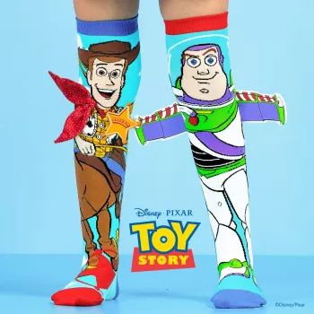 MADMIA vaikiškos kojinės iki kelių Toy Story Buzz ir Woody / Md018