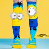 MADMIA NB001 vaikiškos kojinės iki kelių su Minions 3D akinių dizainu