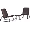 KETER Rio Patio Set sodo baldų komplektas, rudos spalvos