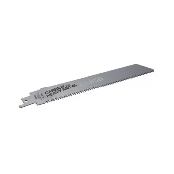 Bahco 7405021 Heavy Metal karbido dantukais atbulinio pjūklo geležtė, 225 mm, 8 TPI, 1 vnt.