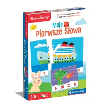 Edukacinis galvosūkis: Mano pirmieji žodžiai, žaisti ir mokytis lenkų kalba Clementoni 50770
