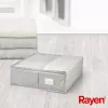 RAYEN Premium pilka antklodžių dėžė 65x55x20cm