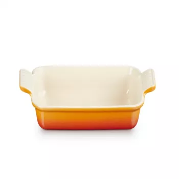 LE CREUSET Heritage stačiakampė kepimo forma, 19x14cm / 1,1L, oranžinė