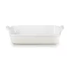 Le Creuset Rectangular Heritage Stoneware 32x24cm / 4L white