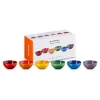 LE CREUSET 6 dalių keraminių dubenėlių rinkinys, 330 ml, skirtingų spalvų