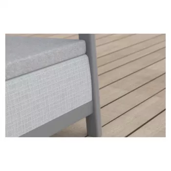 KETER Sodo baldų komplektas Scandi Linea Balcony Set, šviesiai pilkas/tamsiai plieno pilkas