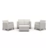 KETER Sodo baldų komplektas Scandi Forma 2 vietų rinkinys pebble grey/light beige