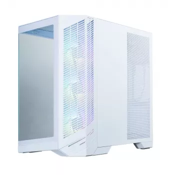 Zalman D50 White ATX vidutinės bokšto korpusas su 3x ARGB ventiliatoriais ir grūdintu stiklu