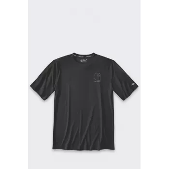 Sun Defender Lightweight Logo SS marškinėliai juodi