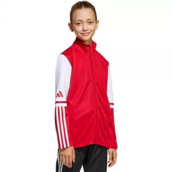 adidas Squadra 25 treniruočių vaikų megztinis raudonas JD4797 128cm