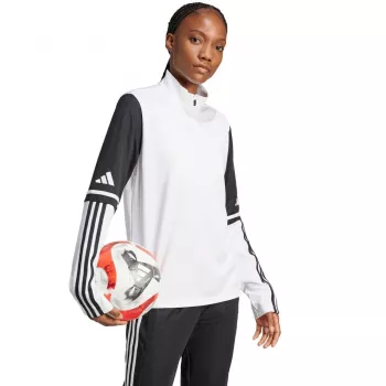 Moterų adidas Squadra 25 treniruočių megztinis baltas JD3021 S