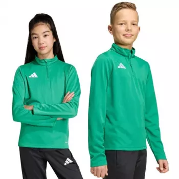 adidas Entrada 26 Training Top vaikų sportiniai marškinėliai žali JZ6632 140cm