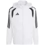 adidas Tiro 26 League Windbreaker vaikiška striukė, balta, JY9722, 140cm