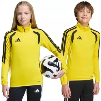 adidas Tiro 26 League treniruočių megztinis vaikams geltonai juodas JY7158 164cm