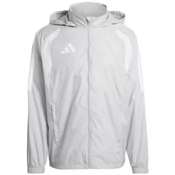 adidas Tiro 26 League Windbreaker vaikiška striukė, pilka KT2426 164cm