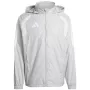 adidas Tiro 26 League Windbreaker vaikiška striukė, pilka KT2426 164cm