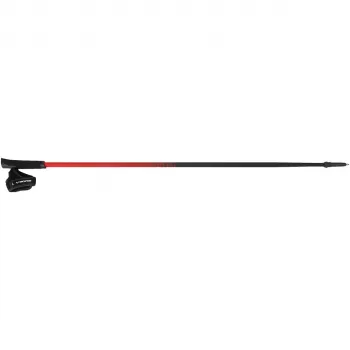 Viking Nordic Walking Pro Trainer 110 cm šiaurietiško ėjimo lazdos, raudonos/juodos