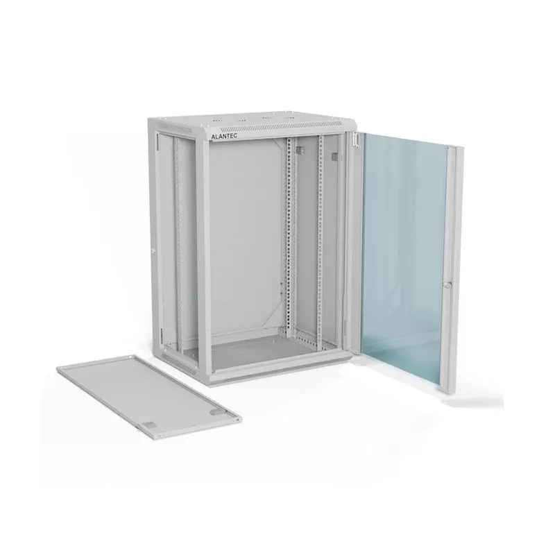 A-LAN ALANTEC 19 inch 18U 600x450 sieninis spintelė, pilka