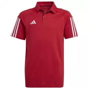 adidas Tiro 23 Competition Cotton Polo vaikiški marškinėliai raudoni HI4715 152cm