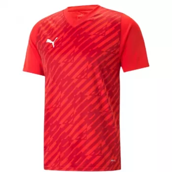 PUMA teamULTIMATE futbolo marškinėliai vyrams, raudoni, 705371 01, M dydis