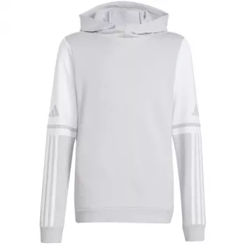 adidas Squadra 25 Sweat Hoody vaikiškas džemperis su gobtuvu, pilkas, JD4808, 152cm