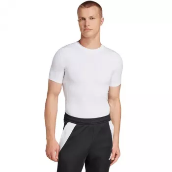 Vyriški adidas Techfit trumpomis rankovėmis marškinėliai balti JP4675 M