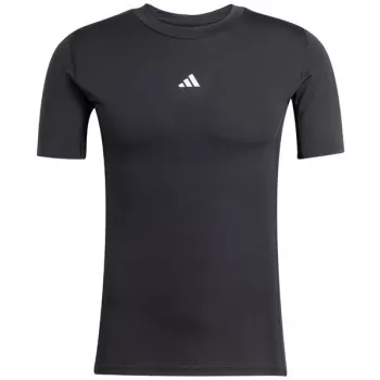 Vyriški adidas Techfit trumpomis rankovėmis marškinėliai juodi JP4674 S