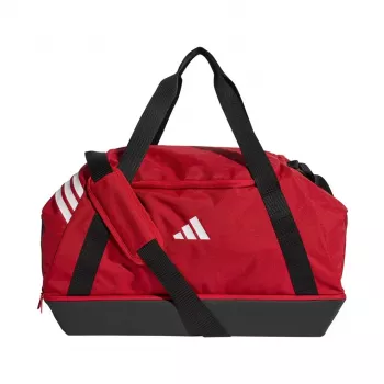adidas Tiro Duffle vidutinio dydžio sportinė kuprinė su apatine skyriumi raudona JY7953