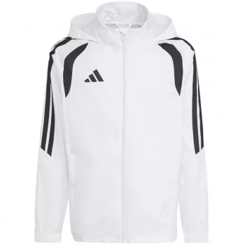 adidas Tiro 26 League Windbreaker baltas vaikiškas vėjo striukė JY9722 152cm