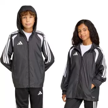 adidas Tiro 26 League Windbreaker vaikiška striukė, juoda, JY9726, 140 cm