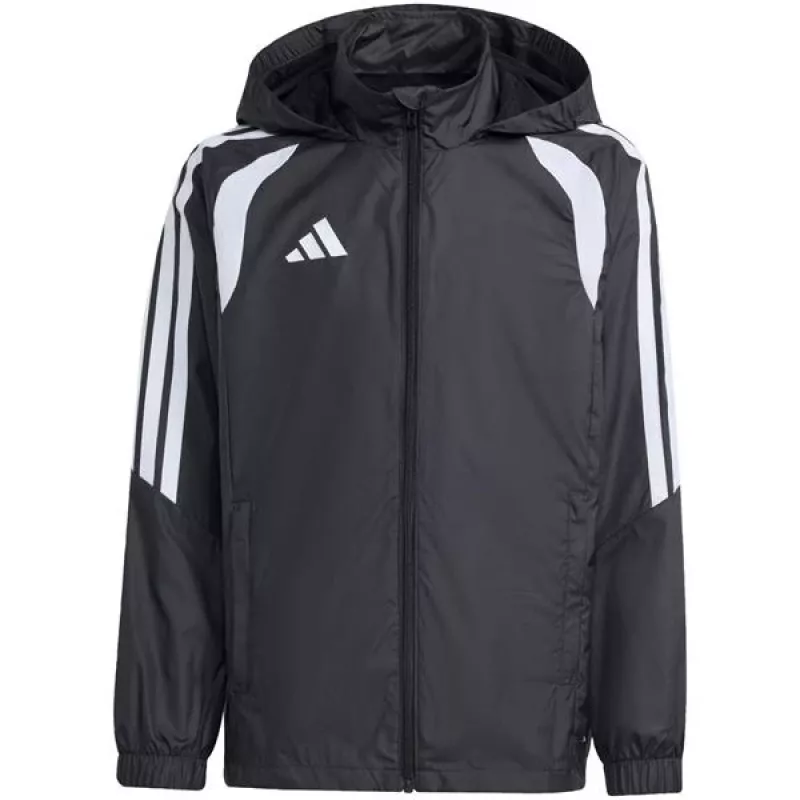 adidas Tiro 26 League Windbreaker vaikiška striukė, juoda, JY9726, 140 cm