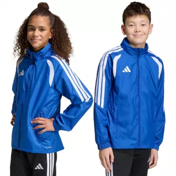 adidas Tiro 26 League Windbreaker vaikiška striukė, mėlyna, JY9723, 140cm